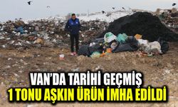 Van’da tarihi geçmiş 1 tonu aşkın ürün imha edildi