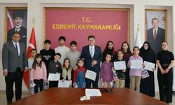 Edremit’te KitapVan yarışmasının ilçe birincileri ödüllendirildi