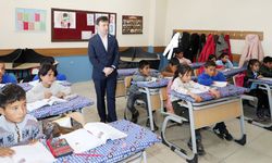 Kaymakam Erdoğan’dan Ortayazı İlkokulu’na ziyaret