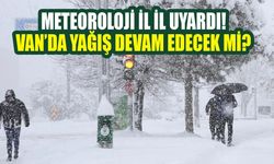 Meteoroloji il il uyardı! Van’da yağış devam edecek mi?
