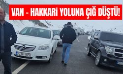Van – Hakkari yoluna çığ düştü!