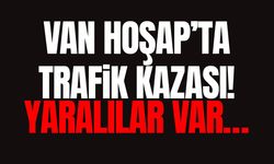 Van’da Hoşap’ta trafik kazası! Yaralılar var…