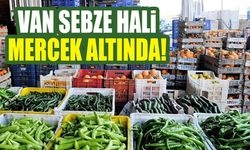 Van sebze hali mercek altında!