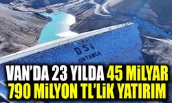 Van’da 23 yılda 45 Milyar 790 Milyon TL’lik yatırım