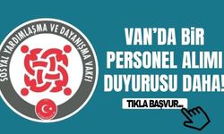 Van’da ilçe SYDV'ye personel alınacak!