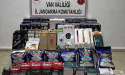 Van'da kaçak malzeme ele geçirildi