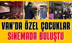 Van’da özel çocuklar sinemada buluştu