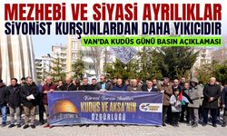 Van’dan İslam alemine Kudüs çağrısı: Vahdet şart, zulme sessiz kalmayın