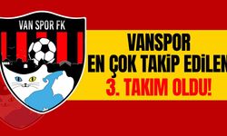 Vanspor en çok takip edilen 3. Takım oldu!