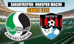 Sakaryaspor -Vanspor maçını canlı izle!