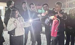 Edremit’te belletmen öğretmenlere yangın eğitimi