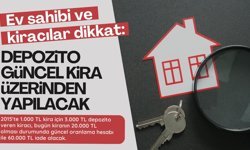 Ev sahibi ve kiracılar dikkat: Depozito güncel kira üzerinden yapılacak