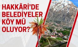 Hakkâri’de belediyeler köy mü oluyor?