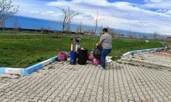 Mavi Bayraklı Halk Plajı’nda temizlik çalışması