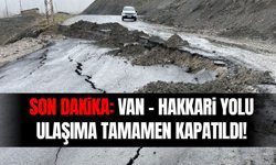 Son dakika: Van – Hakkari yolu ulaşıma tamamen kapatıldı!