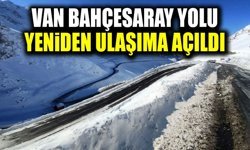 Van Bahçesaray yolu yeniden trafiğe açıldı