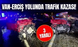 Van-Erciş yolunda trafik kazası! 3 yaralı…