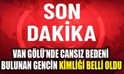 Van Gölü’nde cansız bedeni bulunan gencin kimliği belli oldu