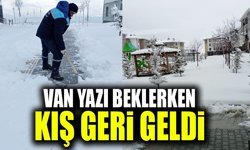Van yazı beklerken, kış geri geldi