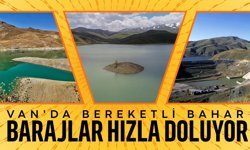 Van'da bereketli bahar: Barajlar hızla doluyor