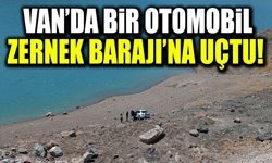 Van’da bir otomobil Zernek Barajı’na uçtu!