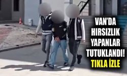 Van’da hırsızlık yapanlar tutuklandı! Tıkla izle