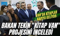 Van’da kitaplar kapıya geliyor: Bakan Tekin "Kitap Van" projesini inceledi