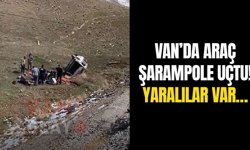 Van’da kontrolden çıkan araç şarampole uçtu! Çok sayıda yaralı var…