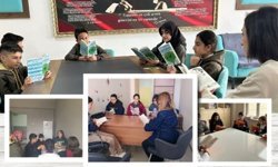 Van’da öğrenciler hem okuyor hem yorumluyor