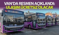 Van’da yarın tüm otobüs seferleri ücretsiz!