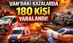 Van’daki kazalarda 180 kişi yaralandı