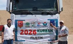 Gazze için kesilen kurban etleri Mısır'dan yola çıktı