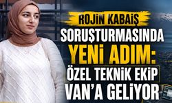 Rojin Kabaiş soruşturmasında yeni adım: Özel teknik ekip Van’a geliyor