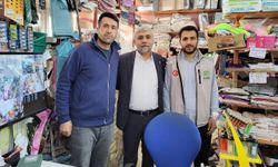 Umut Kervanı’ndan Muradiye’de esnaf ziyareti