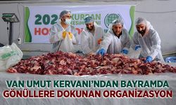 Van Umut Kervanı’ndan toplu kurban kesimi!