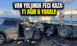 Van yolunda feci kaza: 1’i ağır 6 yaralı!