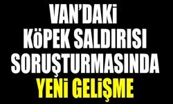 Van’daki köpek saldırısı soruşturmasında yeni gelişme