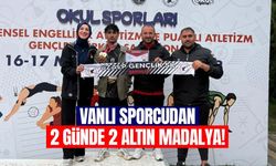 Vanlı sporcudan 2 günde 2 altın madalya!