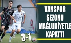 Vanspor, sezonu mağlubiyetle kapattı
