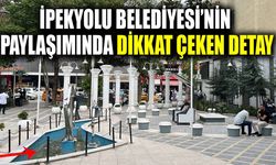 İpekyolu Belediyesi’nin paylaşımında dikkat çeken detay