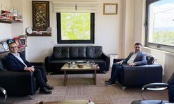 Kaymakam Bulut’tan Başhekim Karaman’a veda ziyareti