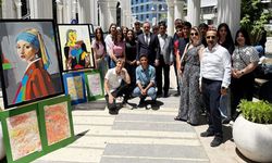Turgut Özal Anadolu Lisesi’nden yıl sonu resim sergisi
