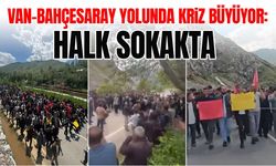 Van-Bahçesaray yolunda kriz büyüyor: Halk sokakta