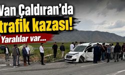 Van Çaldıran'da trafik kazası! Yaralılar var...