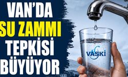 Van’da su zammı tepkisi büyüyor