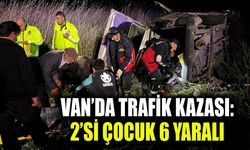 Van’da trafik kazası: 2’si çocuk 6 yaralı