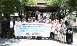 Van’da yaşlı bireylerin doğa yürüyüşü Şamran Kanalı ile sürdü
