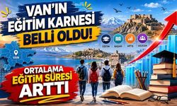 Van’ın eğitim karnesi belli oldu! Ortalama eğitim süresi arttı