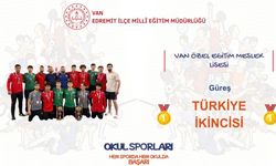 Vanlı sporcular Türkiye ikincisi oldu
