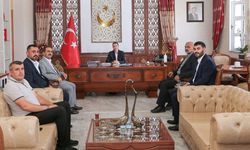 HÜDA PAR heyetinden Gürpınar Kaymakamı Keser’e ziyaret
